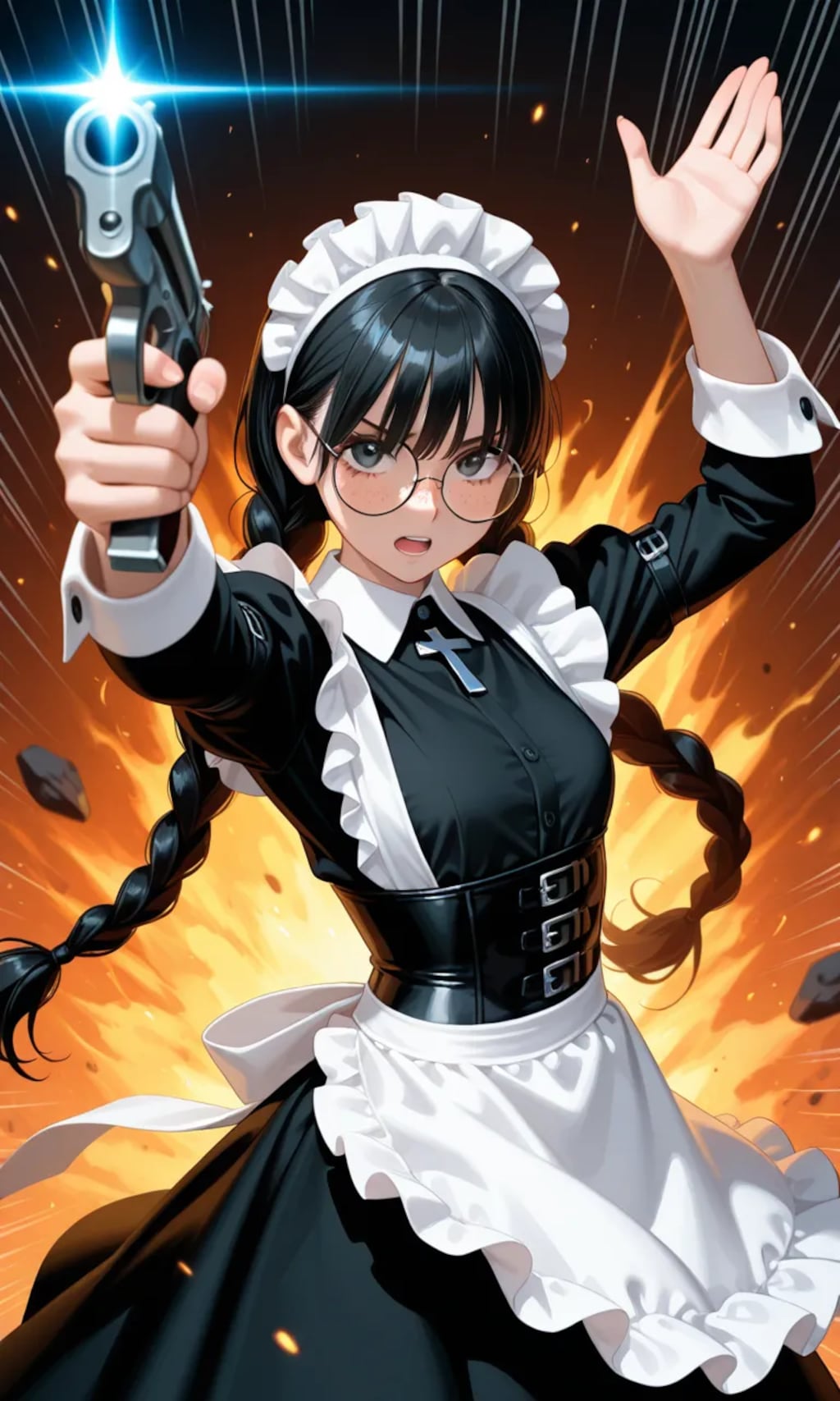 眼鏡っ子_「BLACK LAGOON」ロベルタ
