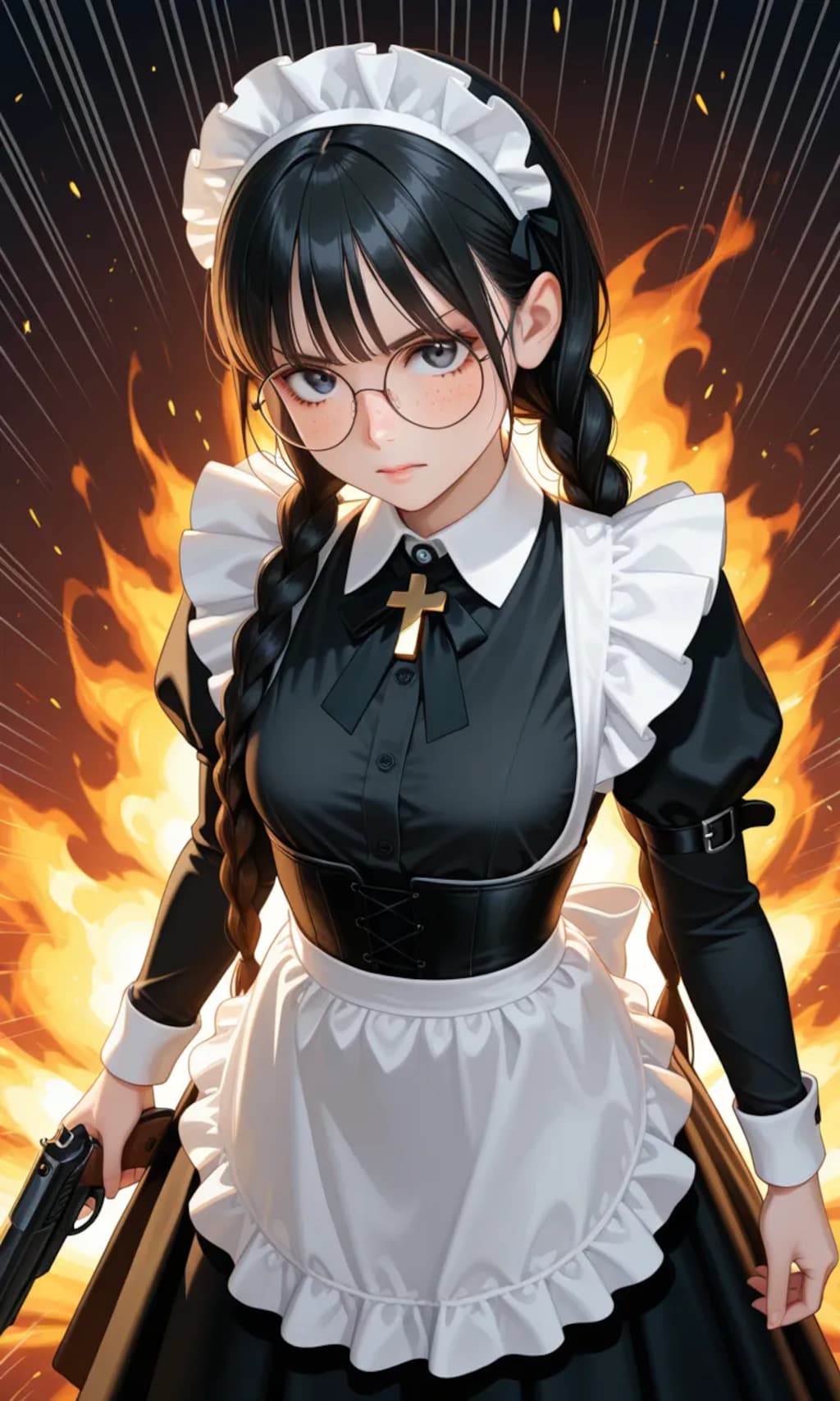 眼鏡っ子_「BLACK LAGOON」ロベルタ