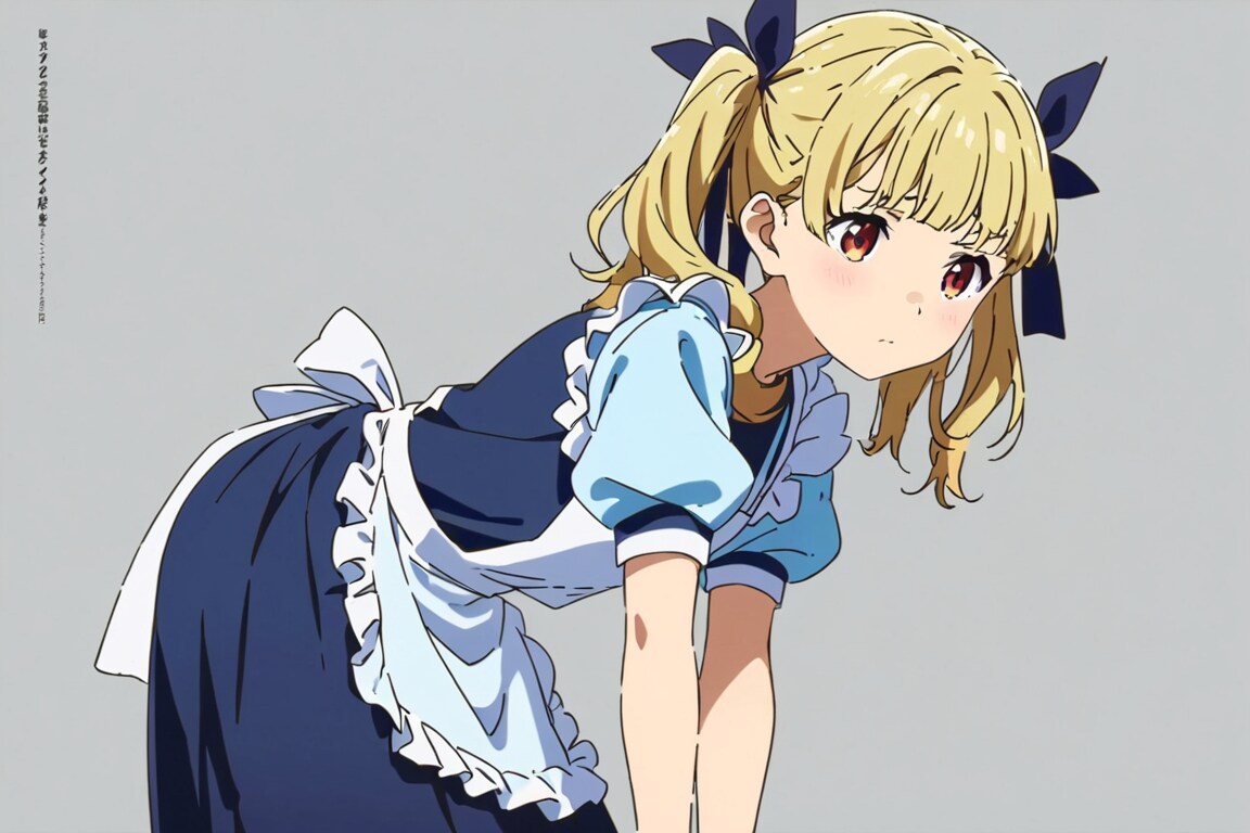 メイドの前屈