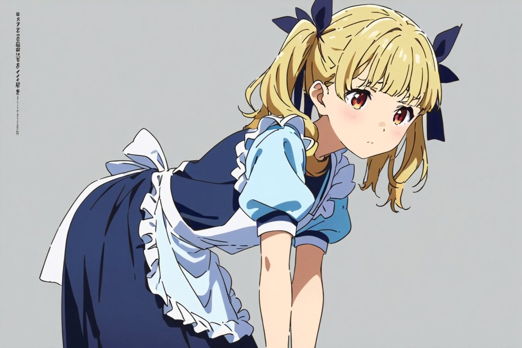 メイドの前屈