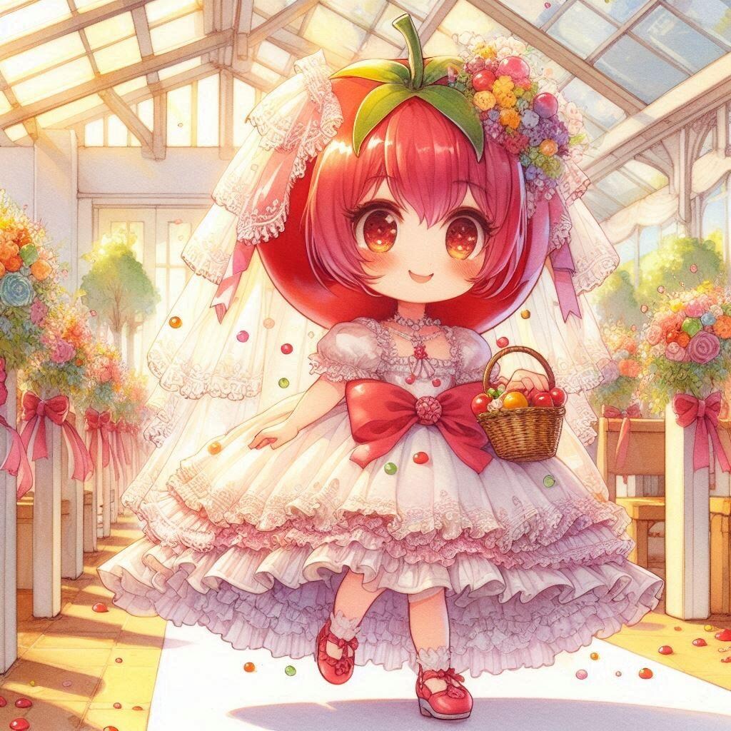 フラワーガールトマトちゃん