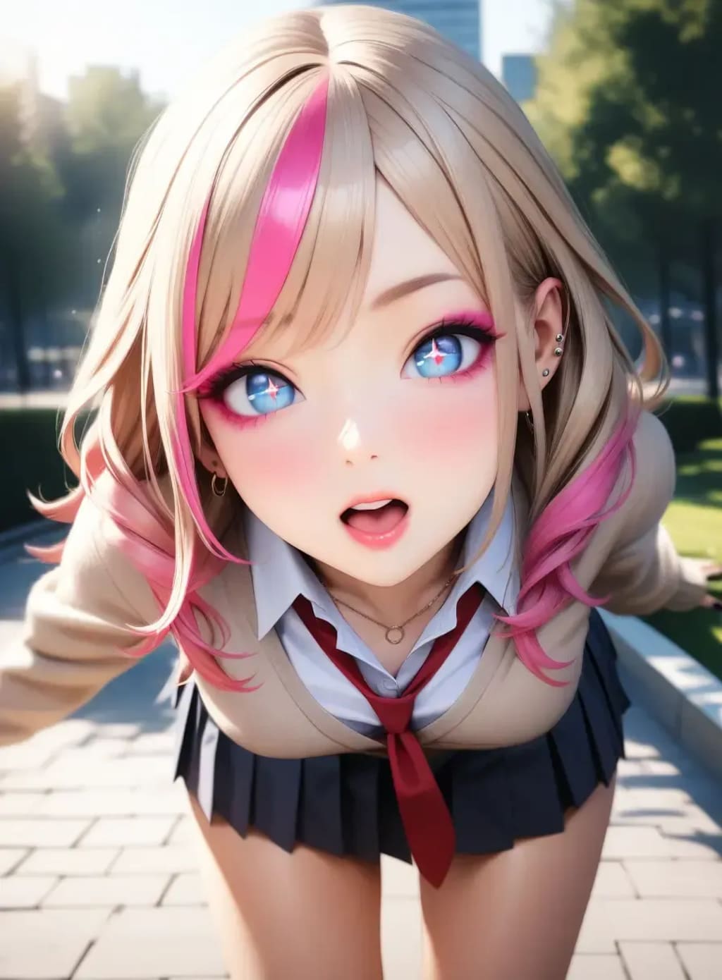 キスしちゃうぞ？3メッシュ実験