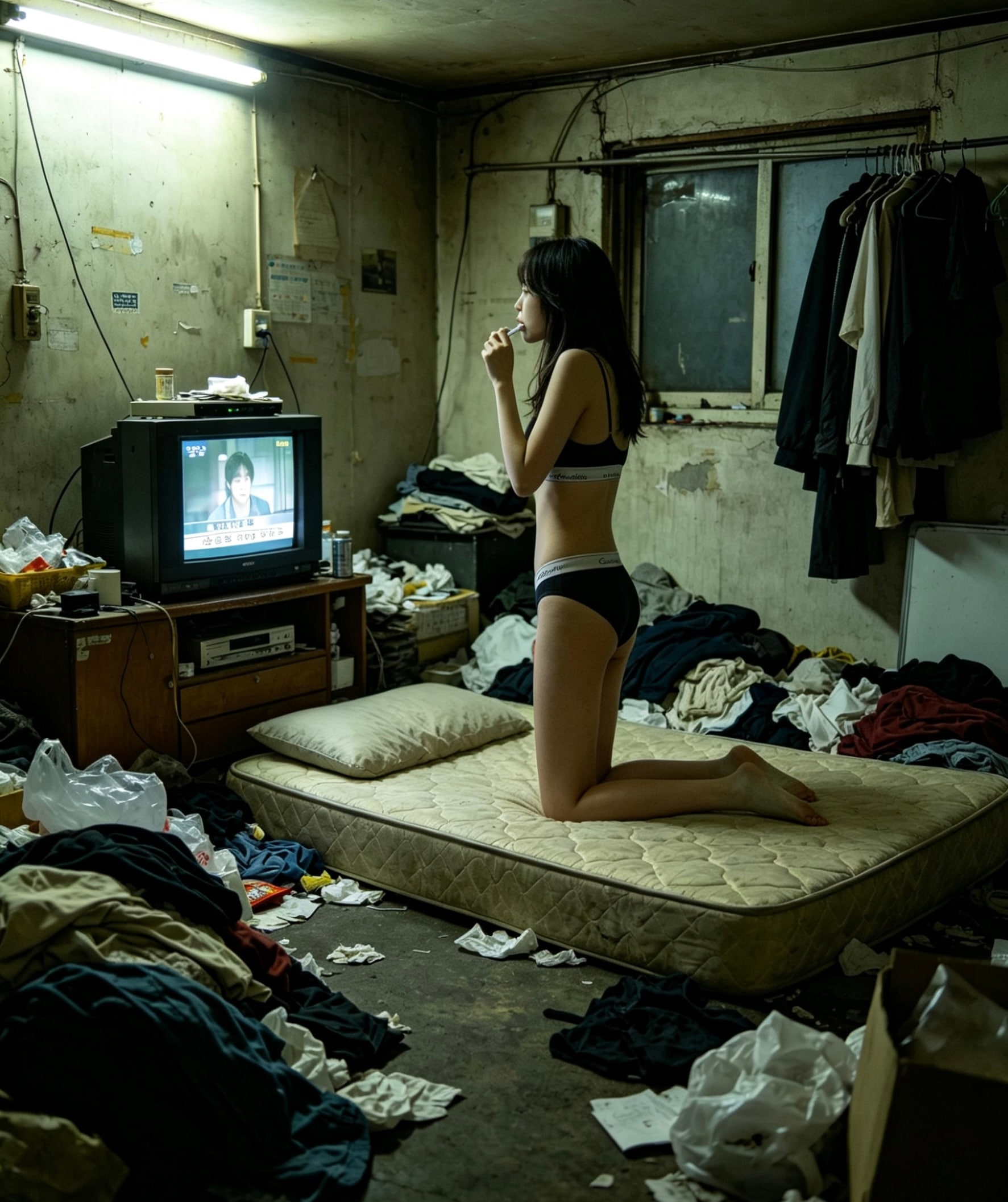 汚部屋に住んでるお姉さん