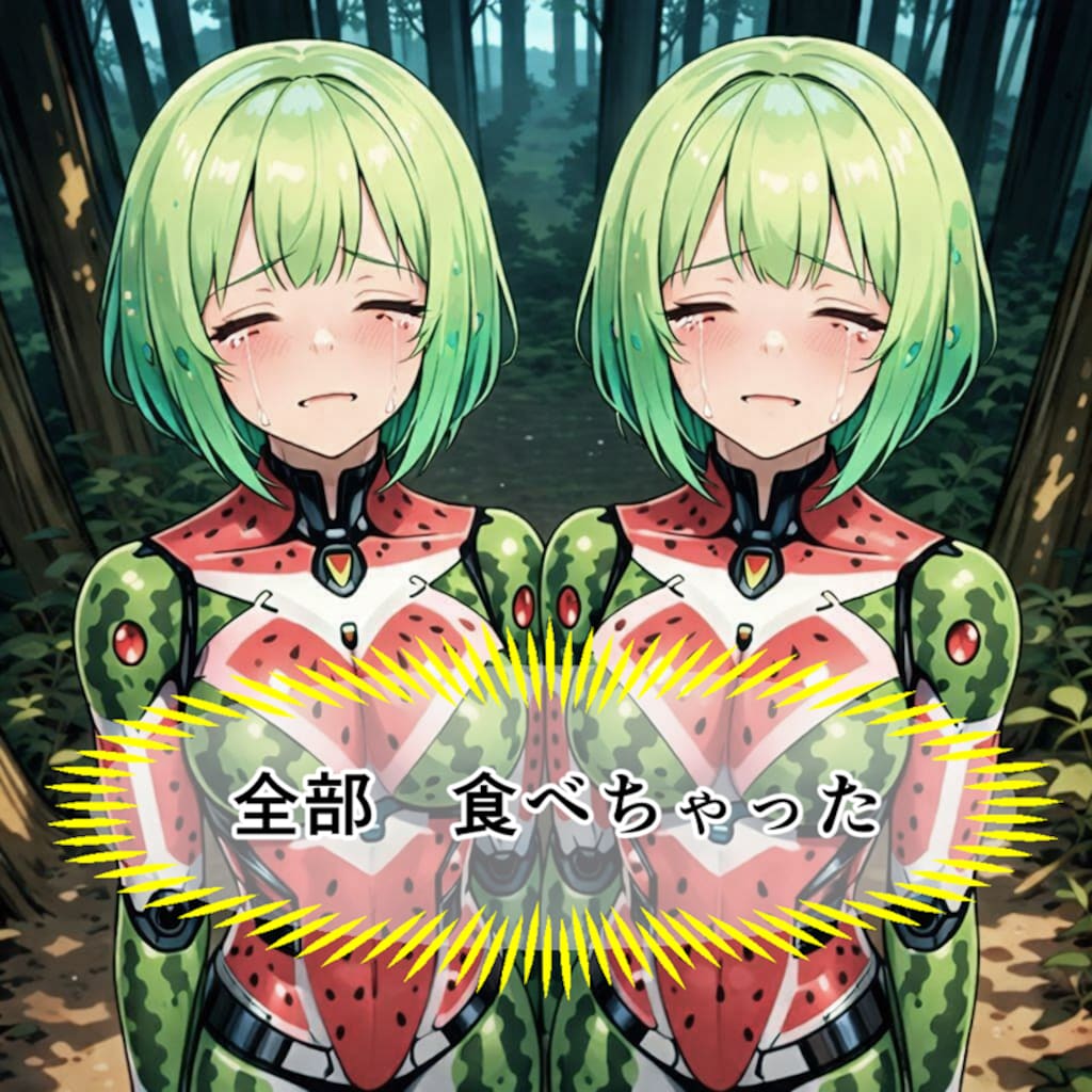 ちちぷい生成メカ娘　マンガ「スイカ」