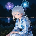 線香花火（異国の女子） 2枚目
