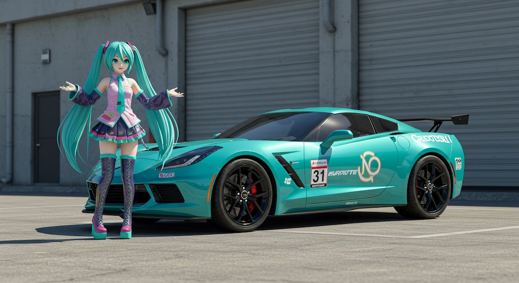 初音ミクとコルベット