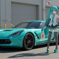 初音ミクとコルベット 2枚目