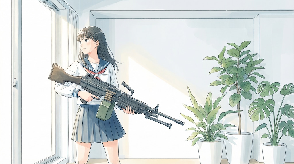 機関銃と少女33