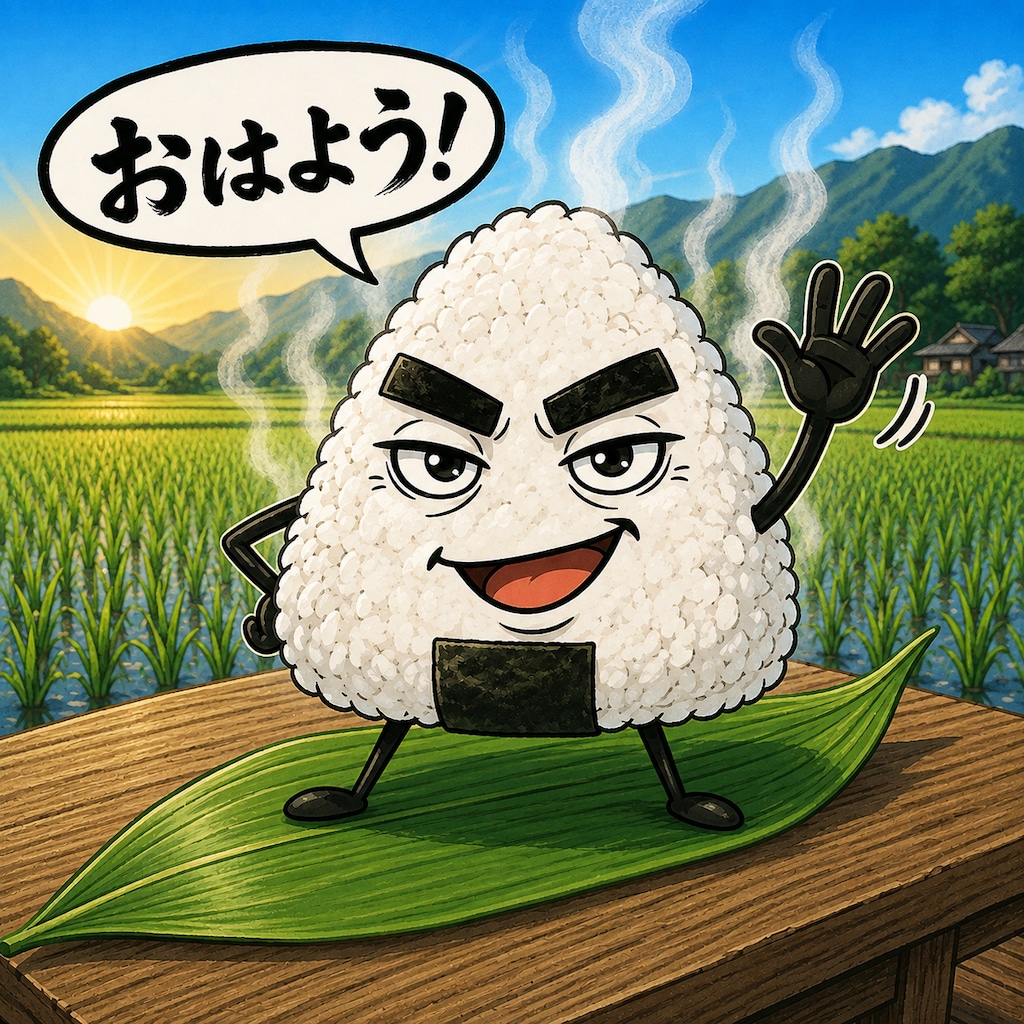 おはよう！（にぎ兄貴）