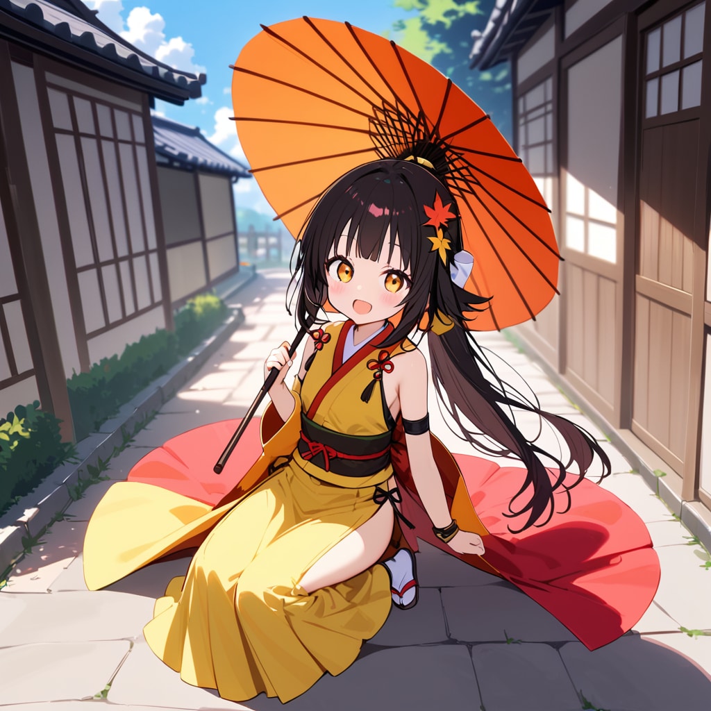 くノ一「紅葉」の放浪旅 | の人気AIイラスト・グラビア