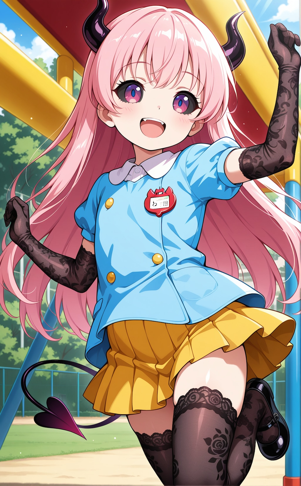 魔王ょぅι"ょ公園に行く