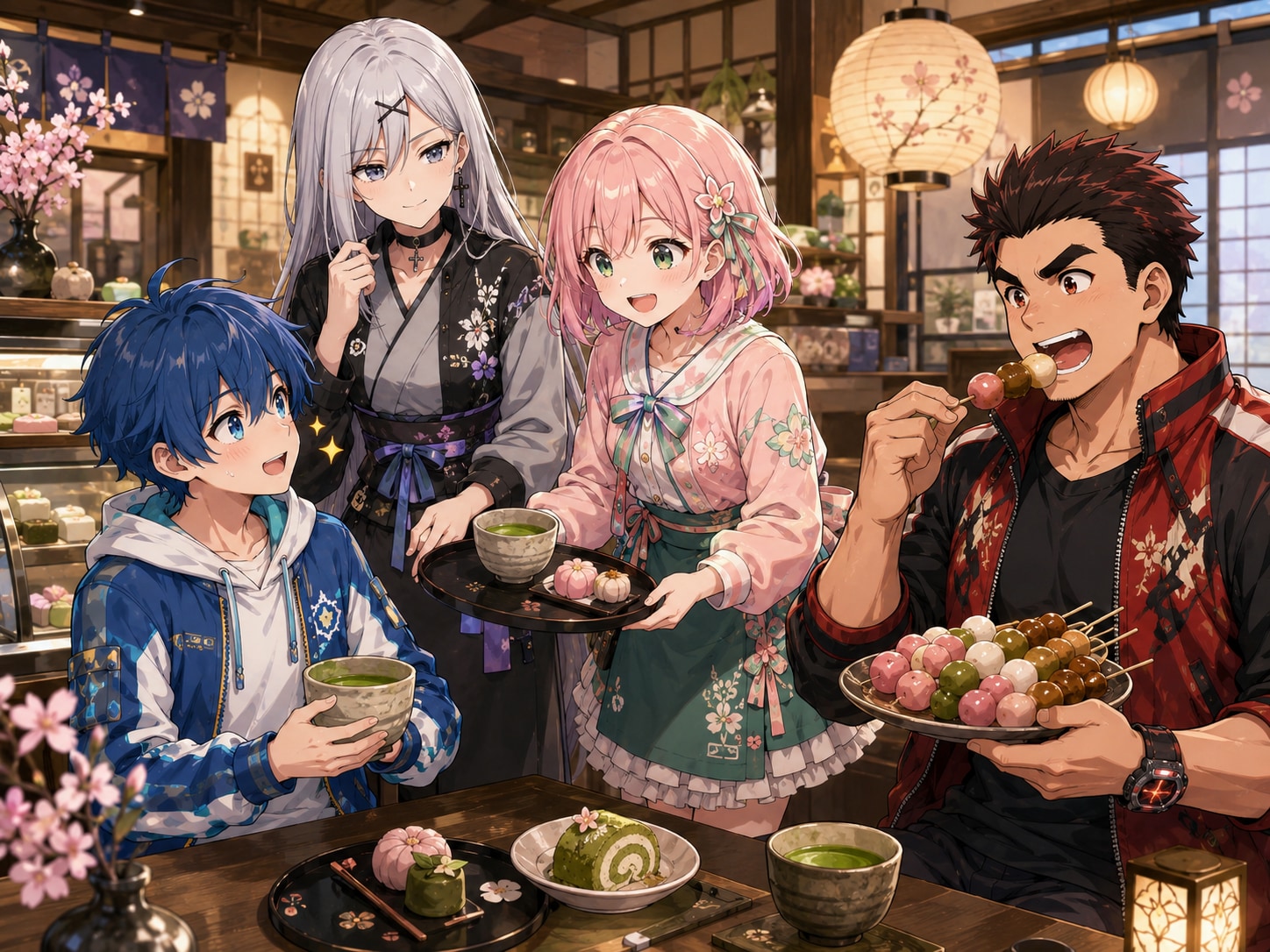 和風喫茶でおもてなし