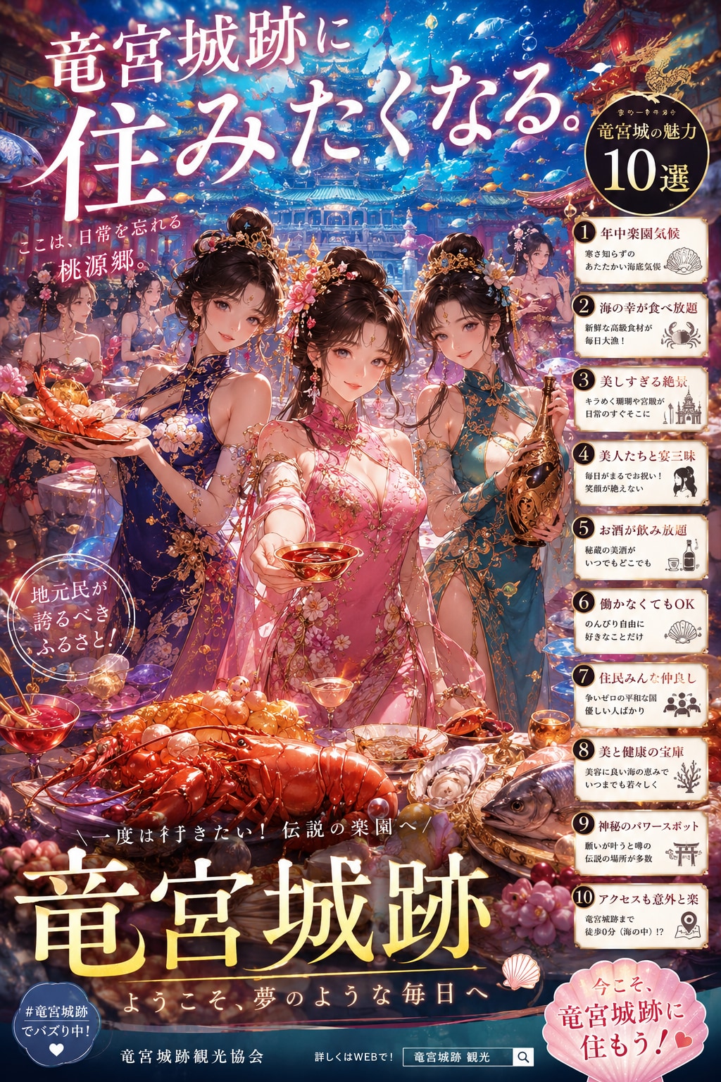 竜宮城跡PR