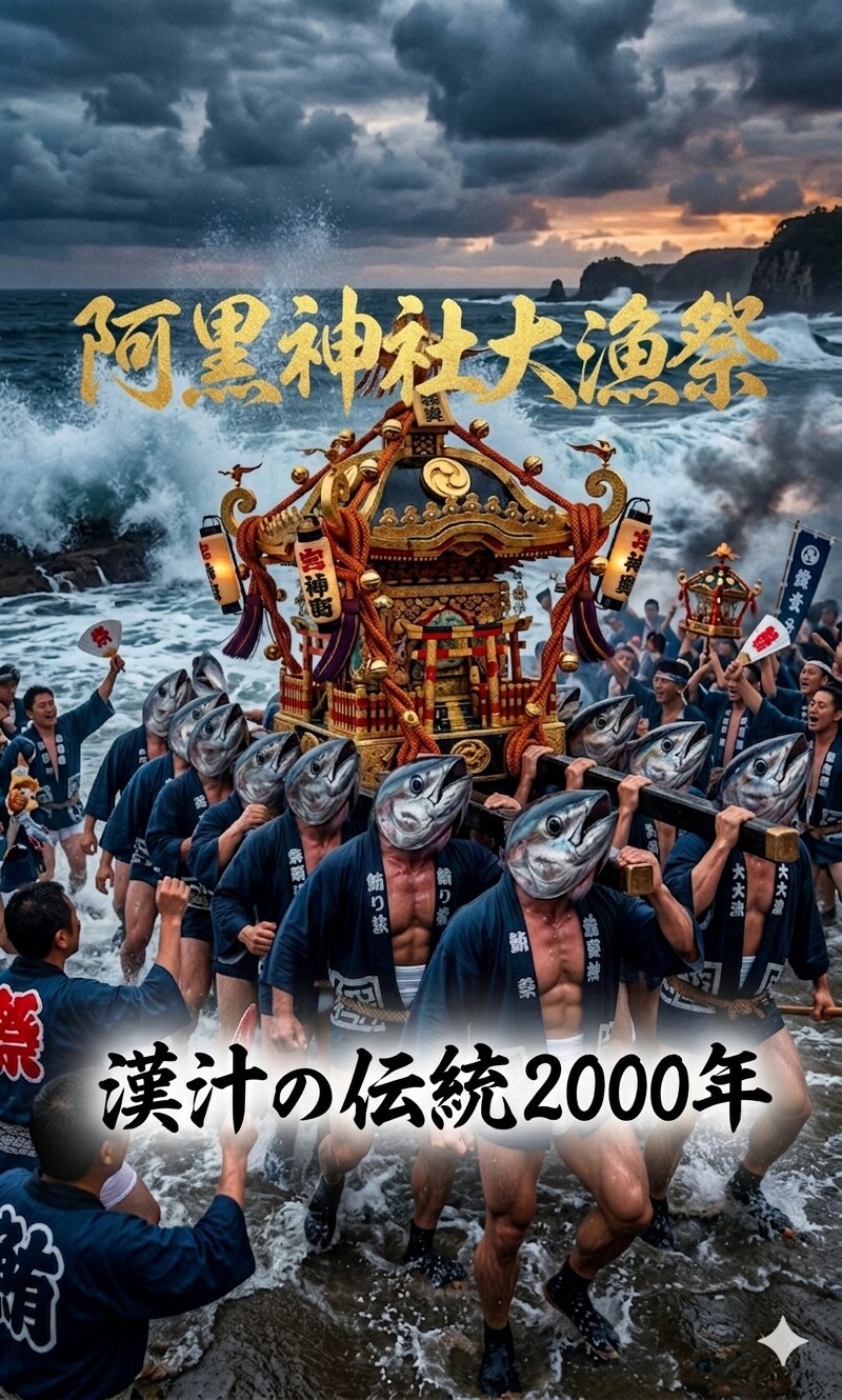 【うちの町】阿黒神社の伝統的な祭