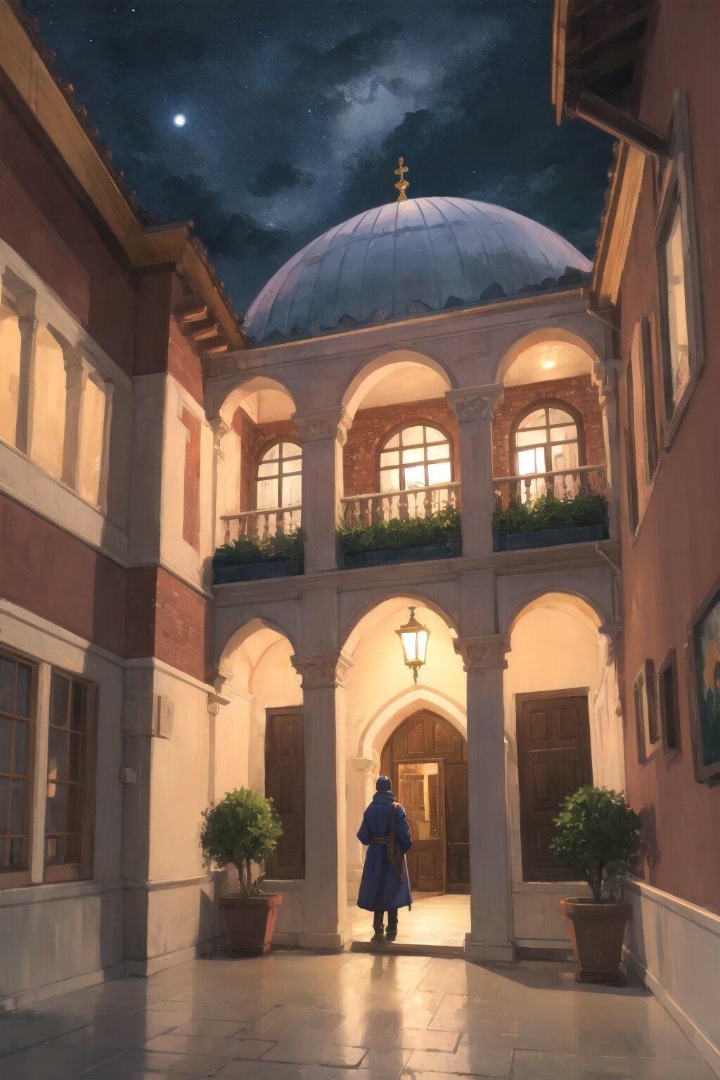 ビザンチン宮殿の夜 | の人気AIイラスト・グラビア