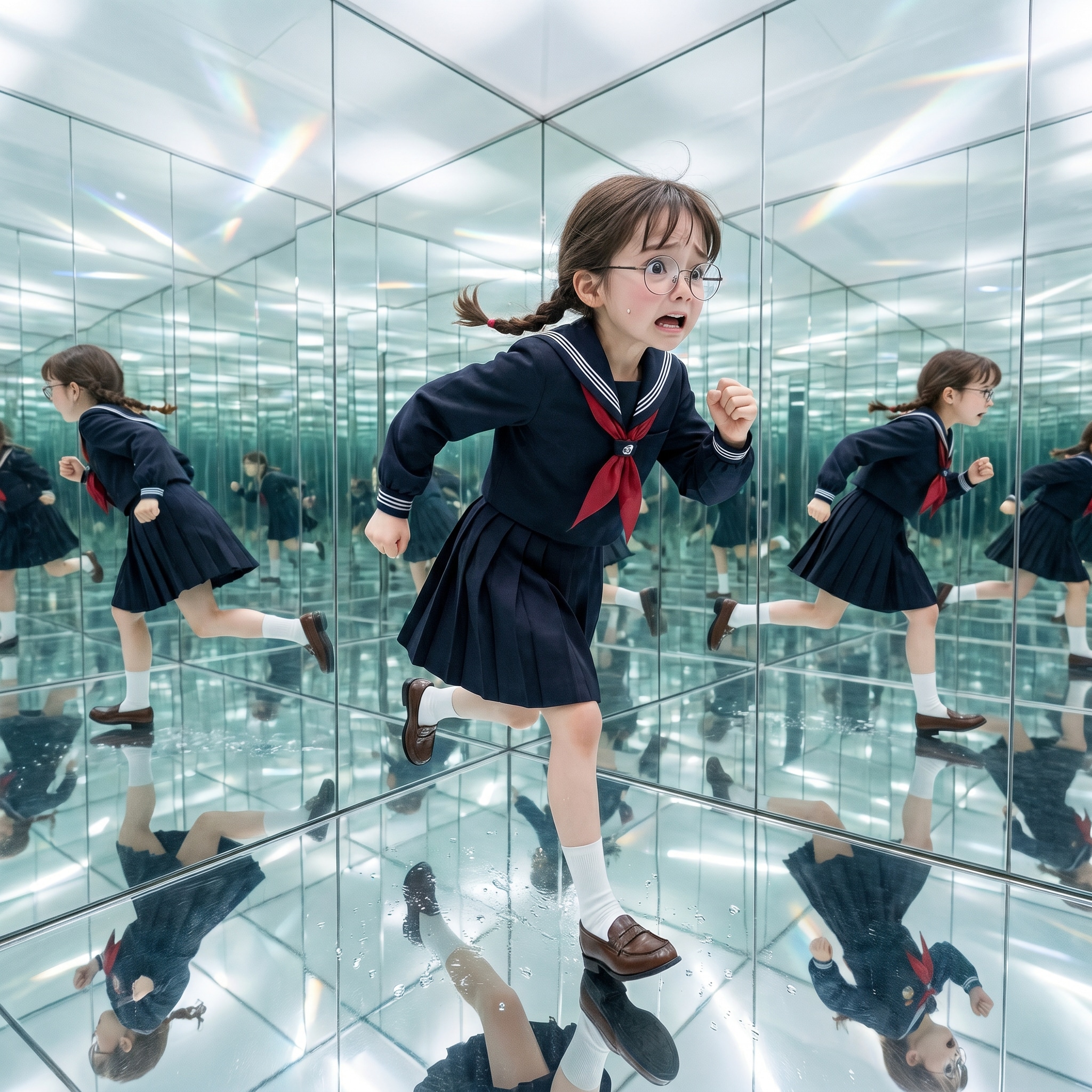 緊急事態!? 鏡の中の委員長ちゃん
