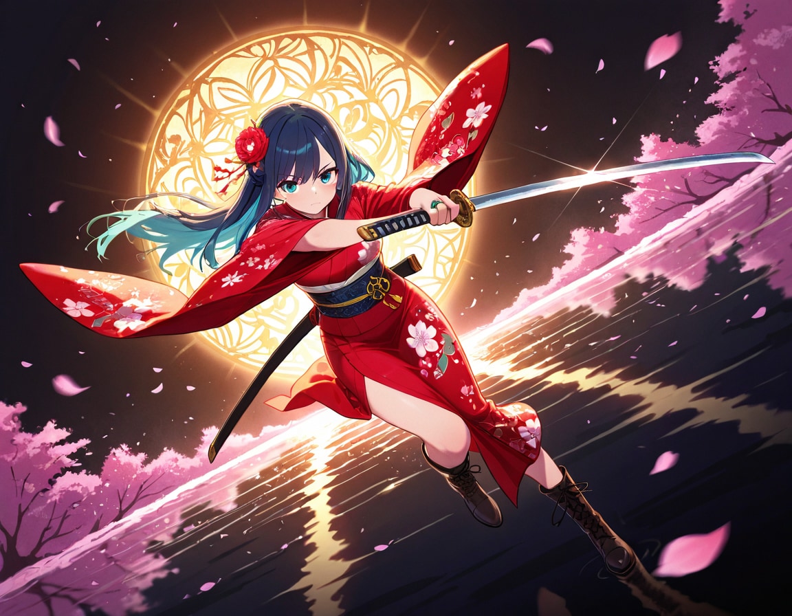 剣舞（黒川あかね） | の人気AIイラスト・グラビア