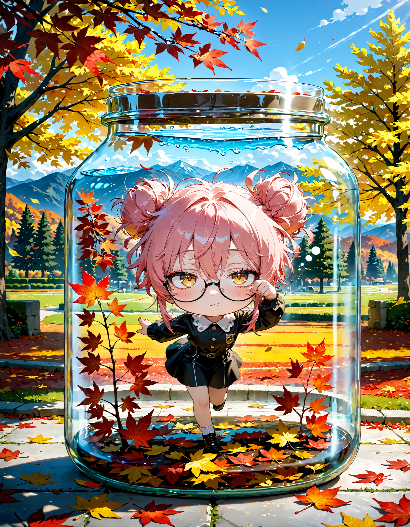 今日は何の日？　紅葉の見頃予想発表日 | の人気AIイラスト・グラビア