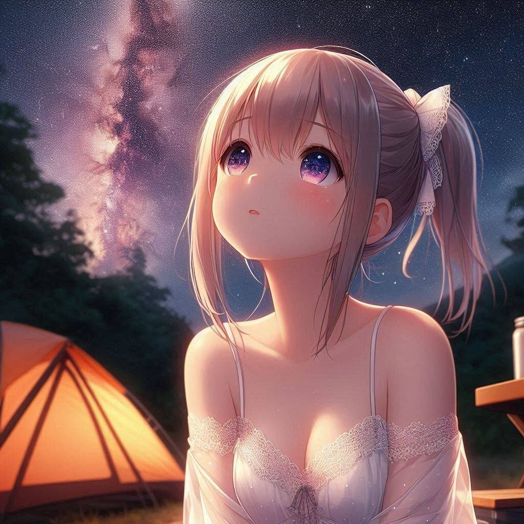 夏の夜空(DALL-E)(6)