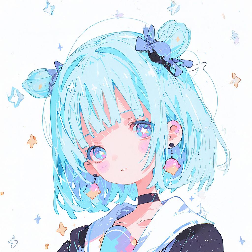 お団子リボンガール | の人気AIイラスト・グラビア