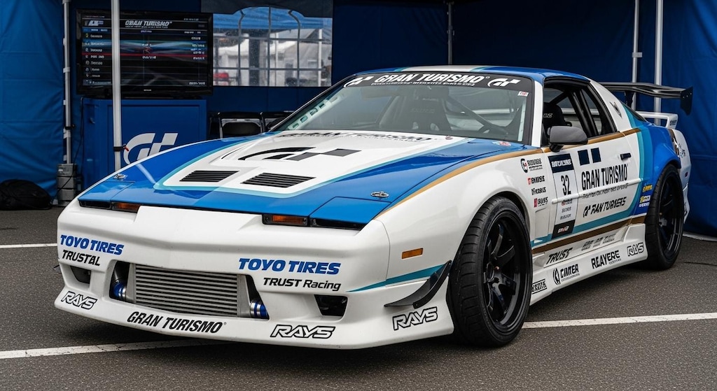 トーヨータイヤポンティアックファイヤーバードトランザムのドリ車