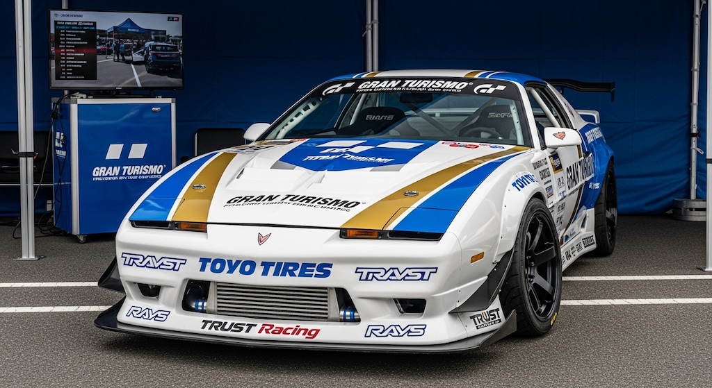 トーヨータイヤポンティアックファイヤーバードトランザムのドリ車