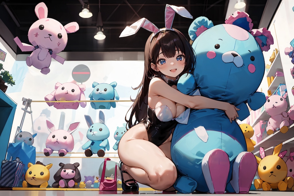 オモチャ屋さんのうさぎちゃん
