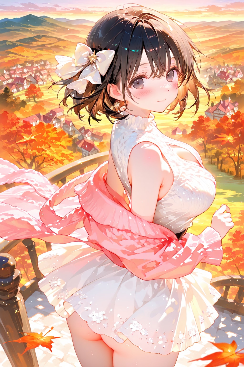 秋の終わりに...