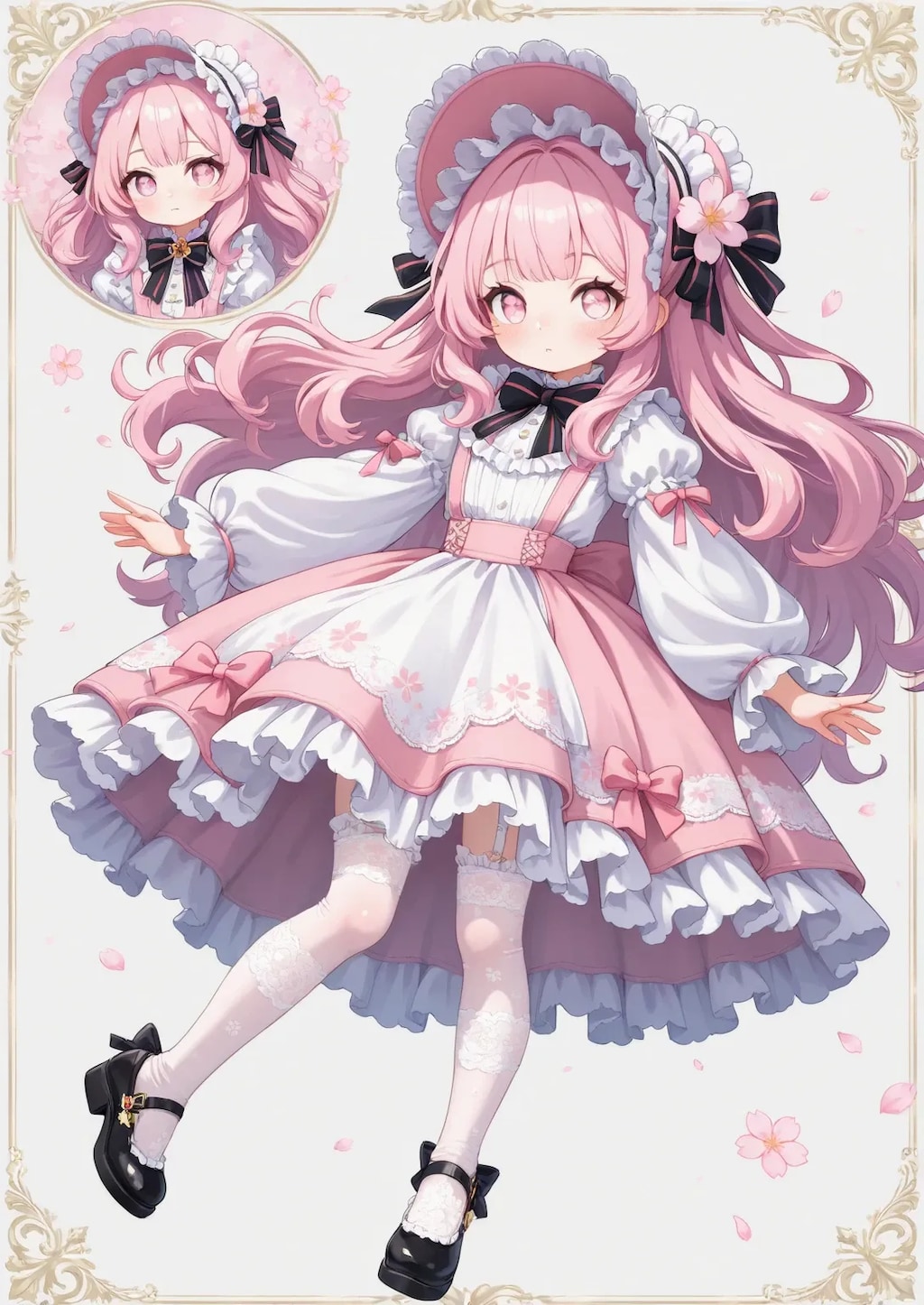 ロリータ妹ちゃんのさくらおめめ《SeaArt》