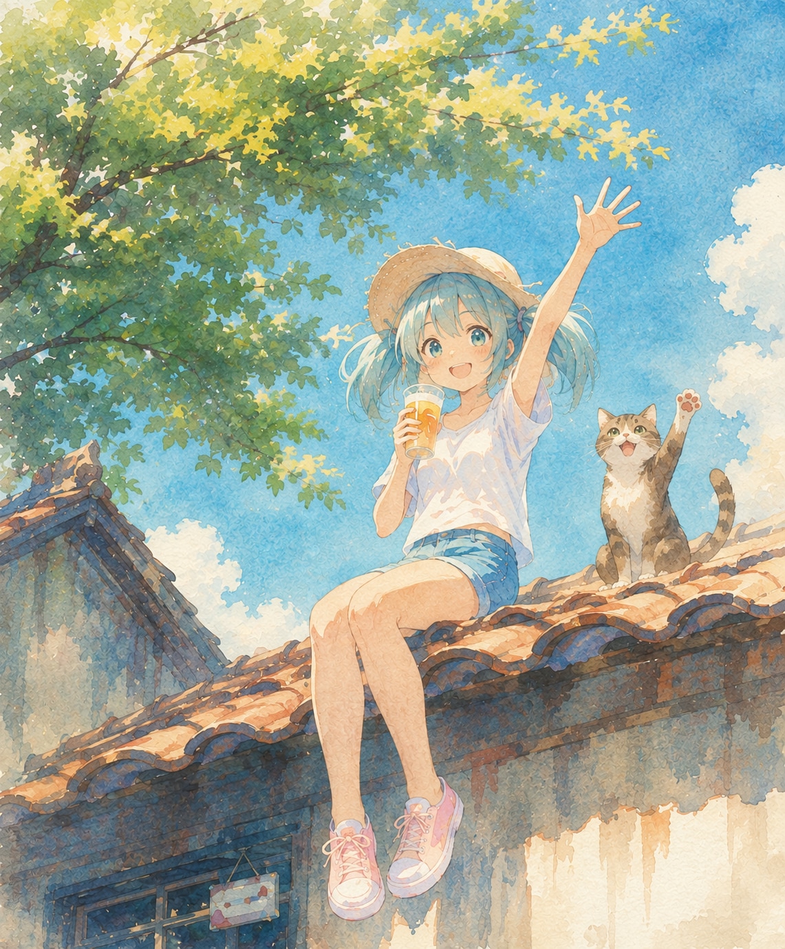 ネコとミク