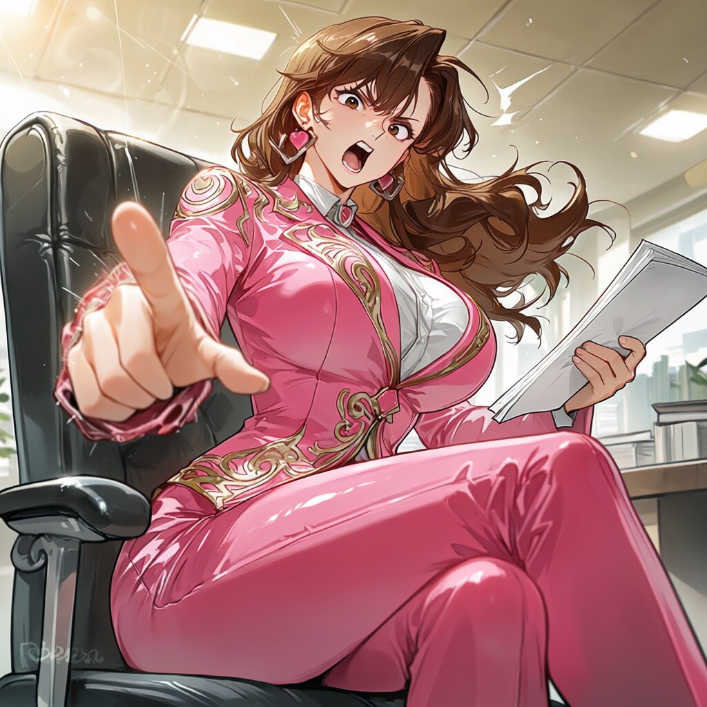ピンク女上司（50歳）