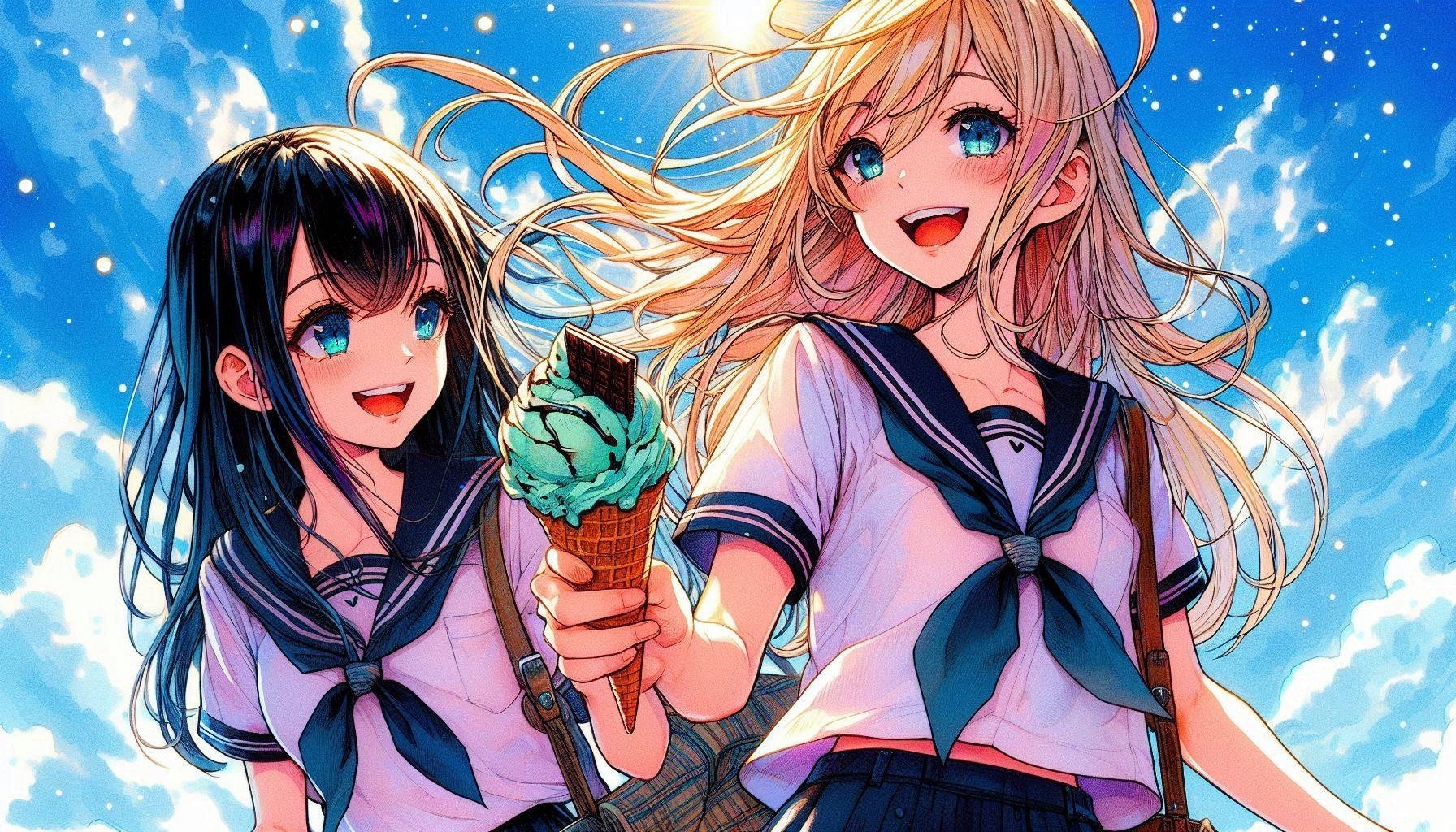 チョコミント党の下校