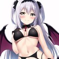 ゴスロリ黒ビキニの悪魔を作りました。 2枚目