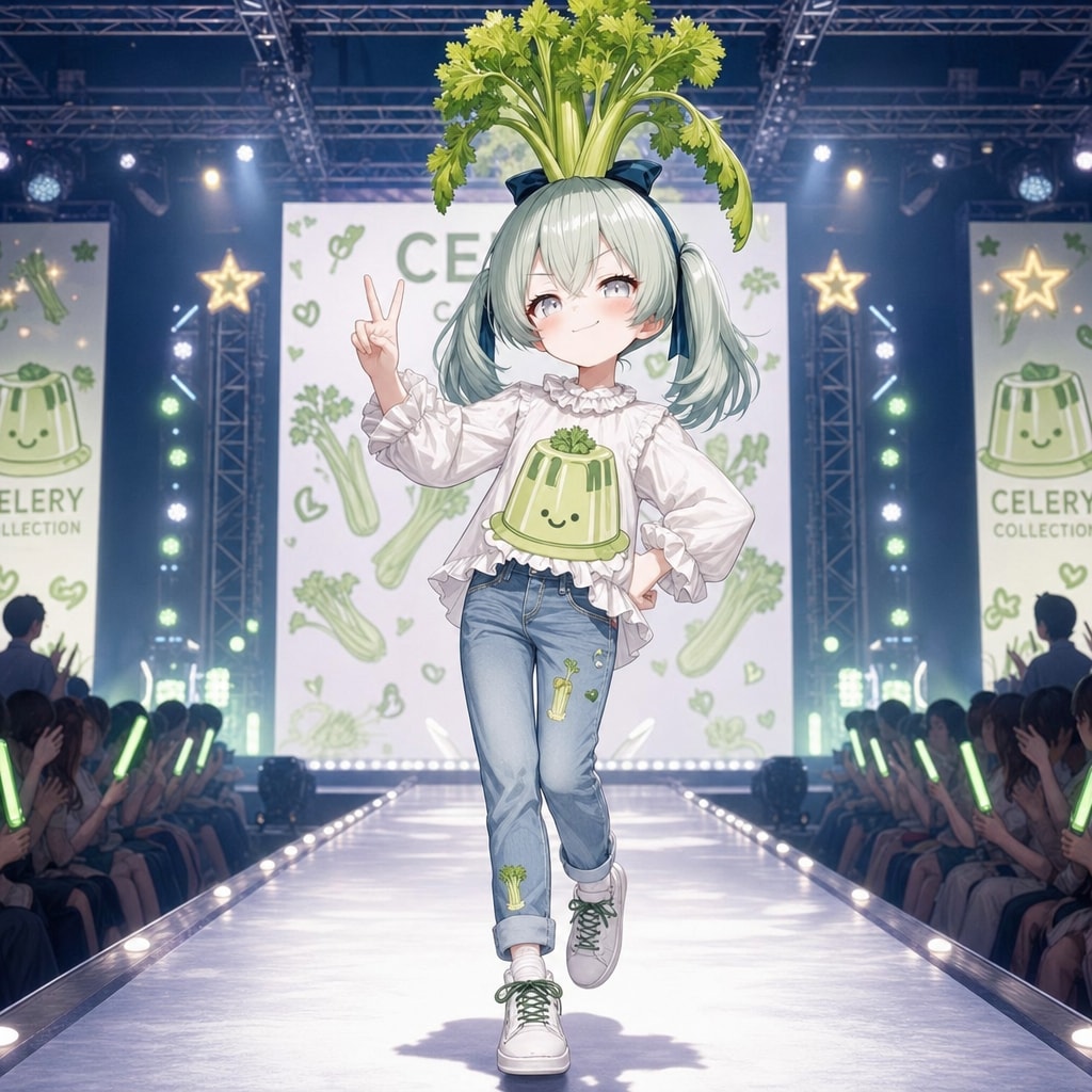 セロリちゃんの夏コーデ