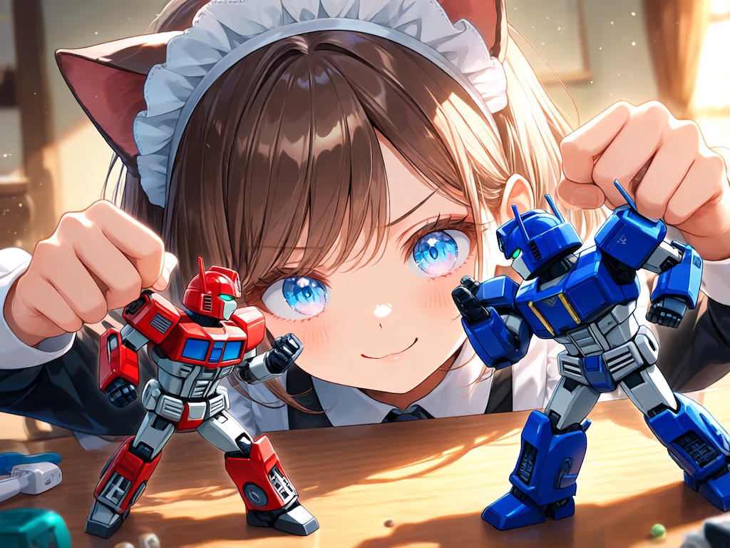 ブンドドで戦うメイドさん