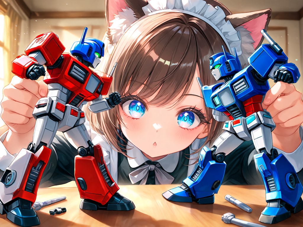 ブンドドで戦うメイドさん