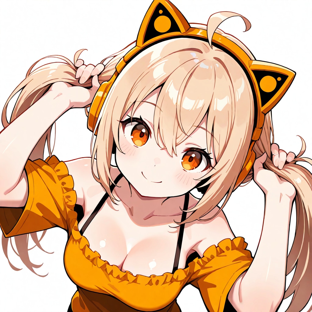LILYで手ツインテ