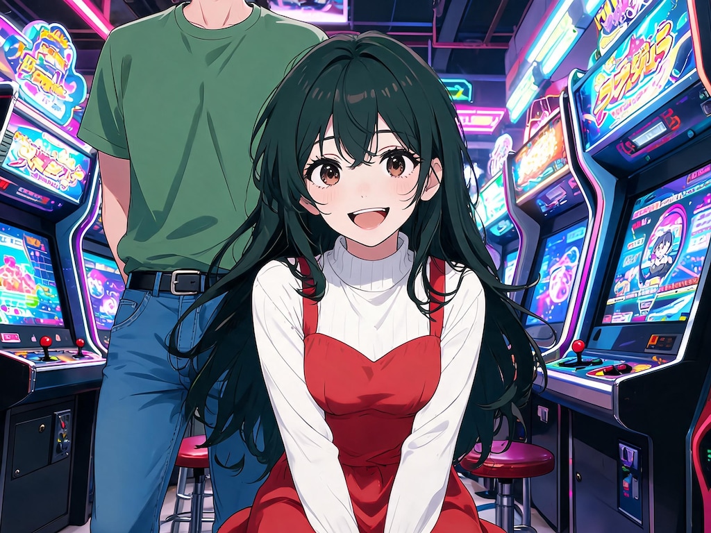 利奈さん(うちの娘)とゲーセンデート