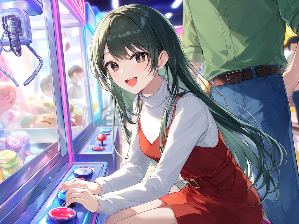 利奈さん(うちの娘)とゲーセンデート