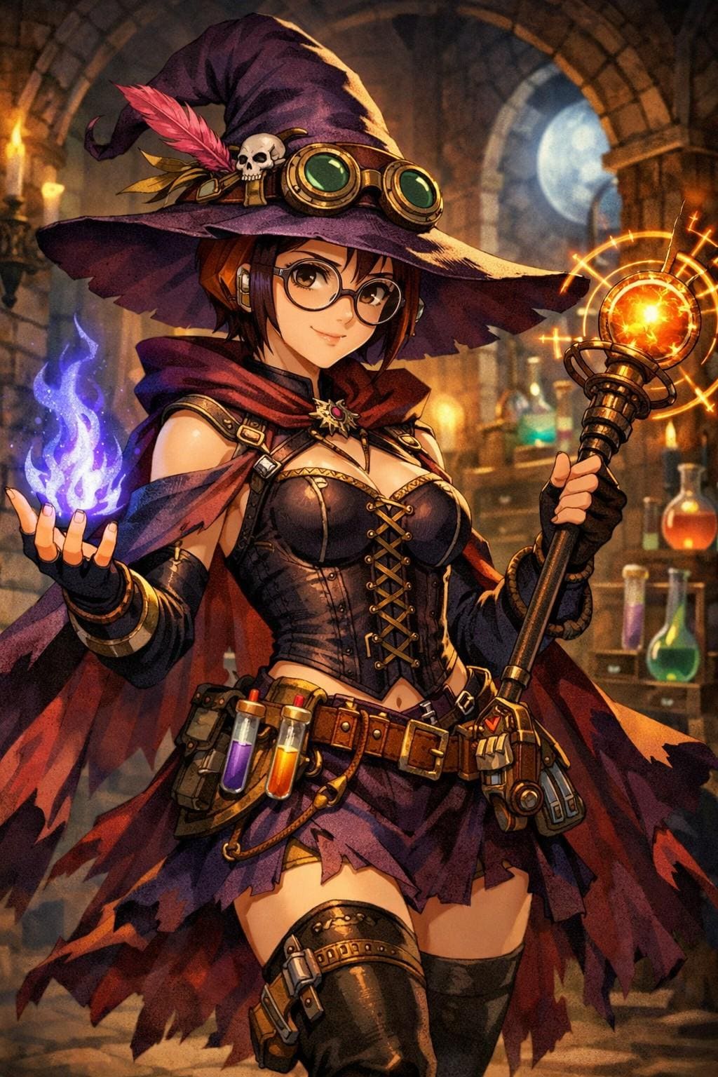 クロノとルッカ、魔法使いにジョブチェンジ（おまけルッカ2パターン）