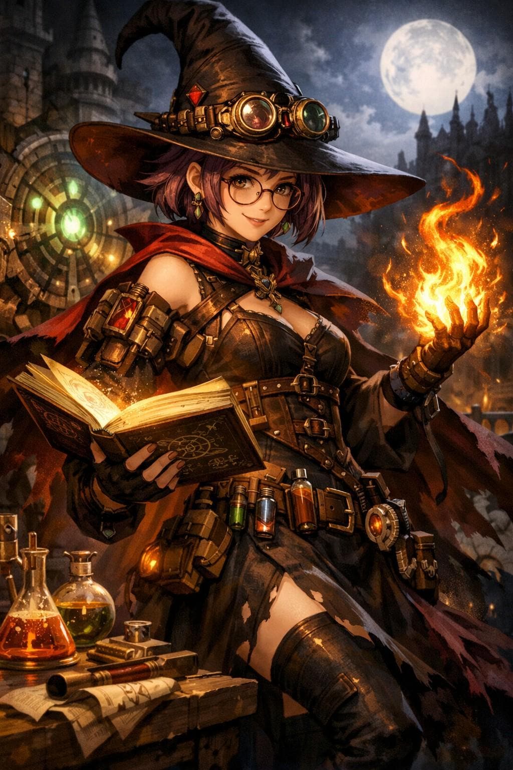 クロノとルッカ、魔法使いにジョブチェンジ（おまけルッカ2パターン）