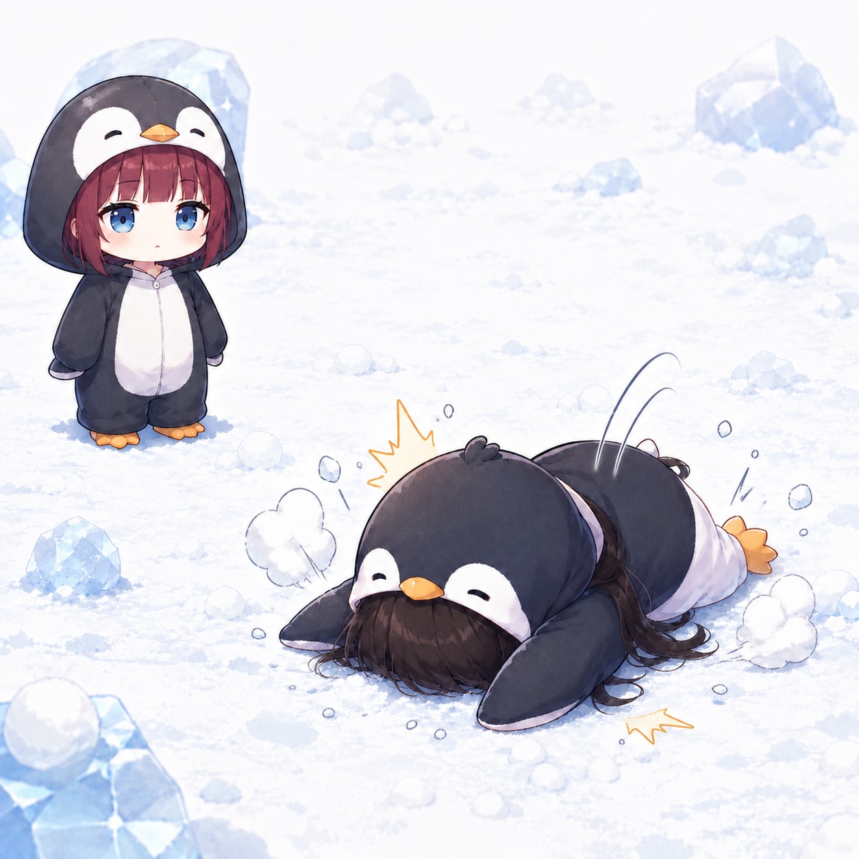 ペンギン幼馴染