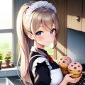 メイドさんのお菓子作り 4枚目