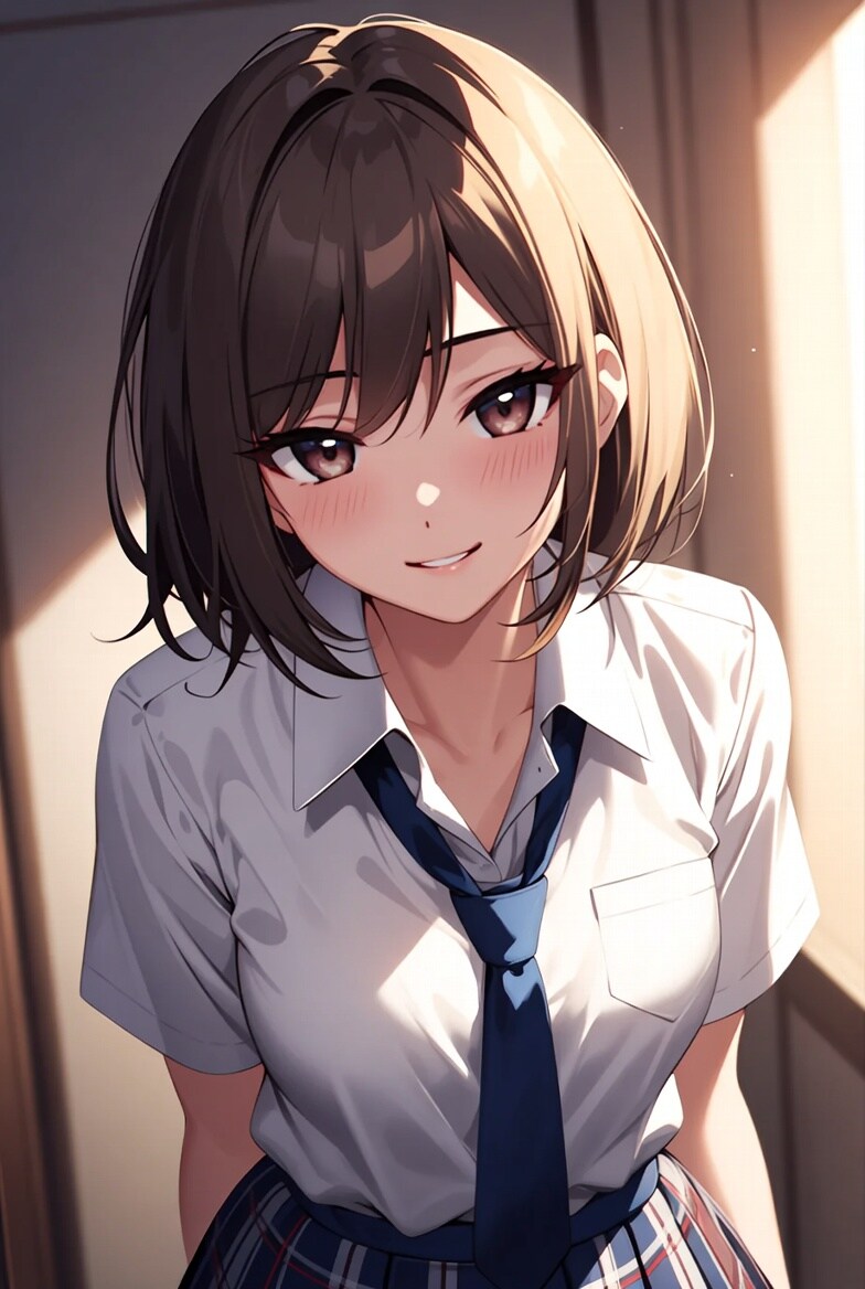 AI虹美少女15 制服編 | の人気AIイラスト・グラビア