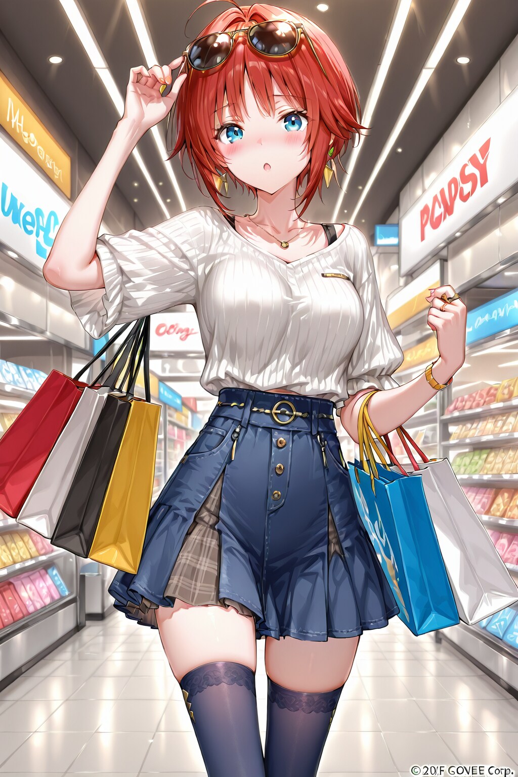 買い物中