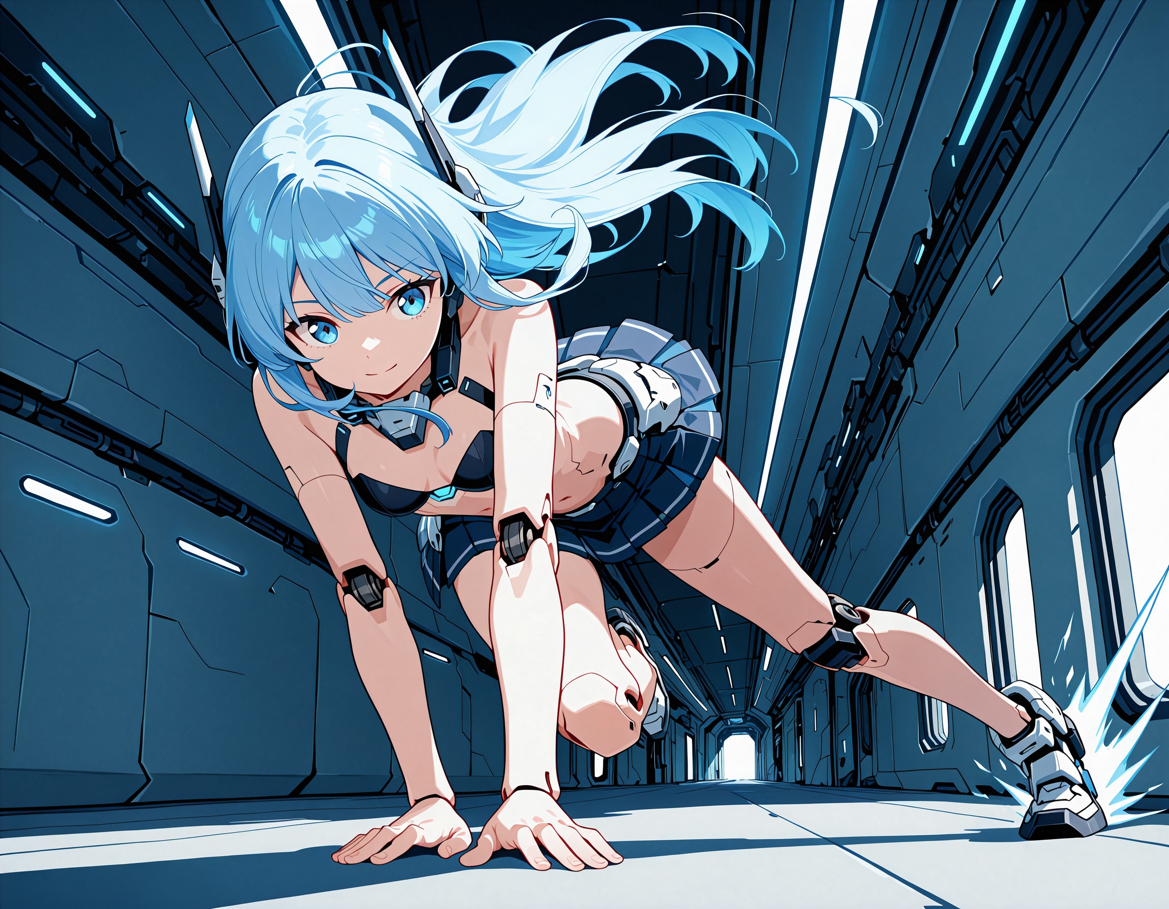 軽装メカ娘 | の人気AIイラスト・グラビア