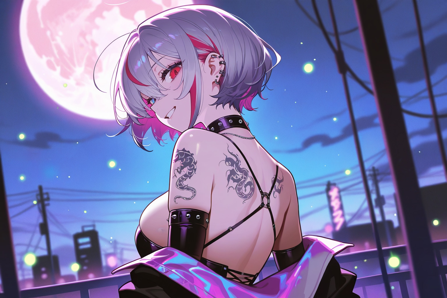 夏の夜のヴァイオレットちゃん