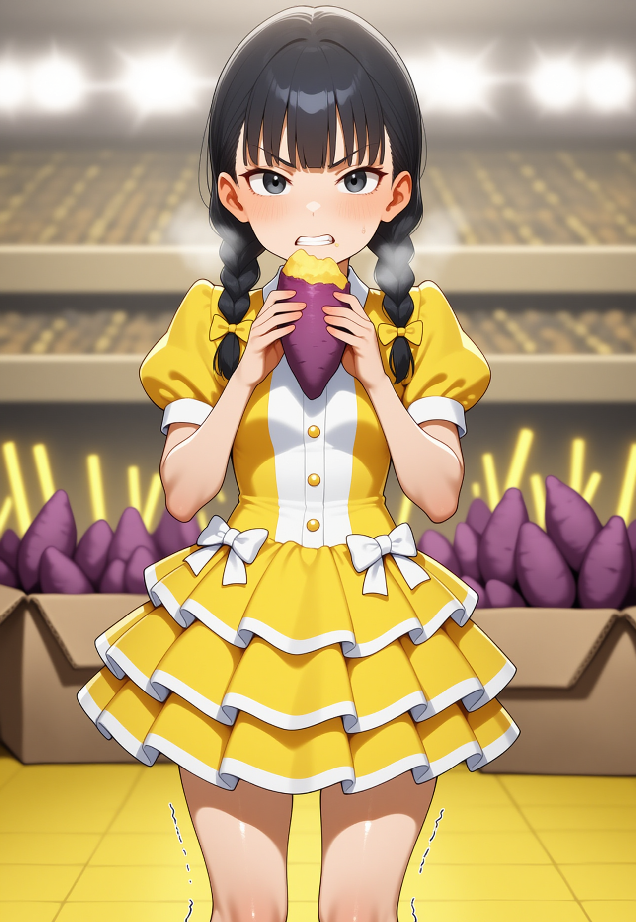 差し入れが焼き芋だらけのアイドル