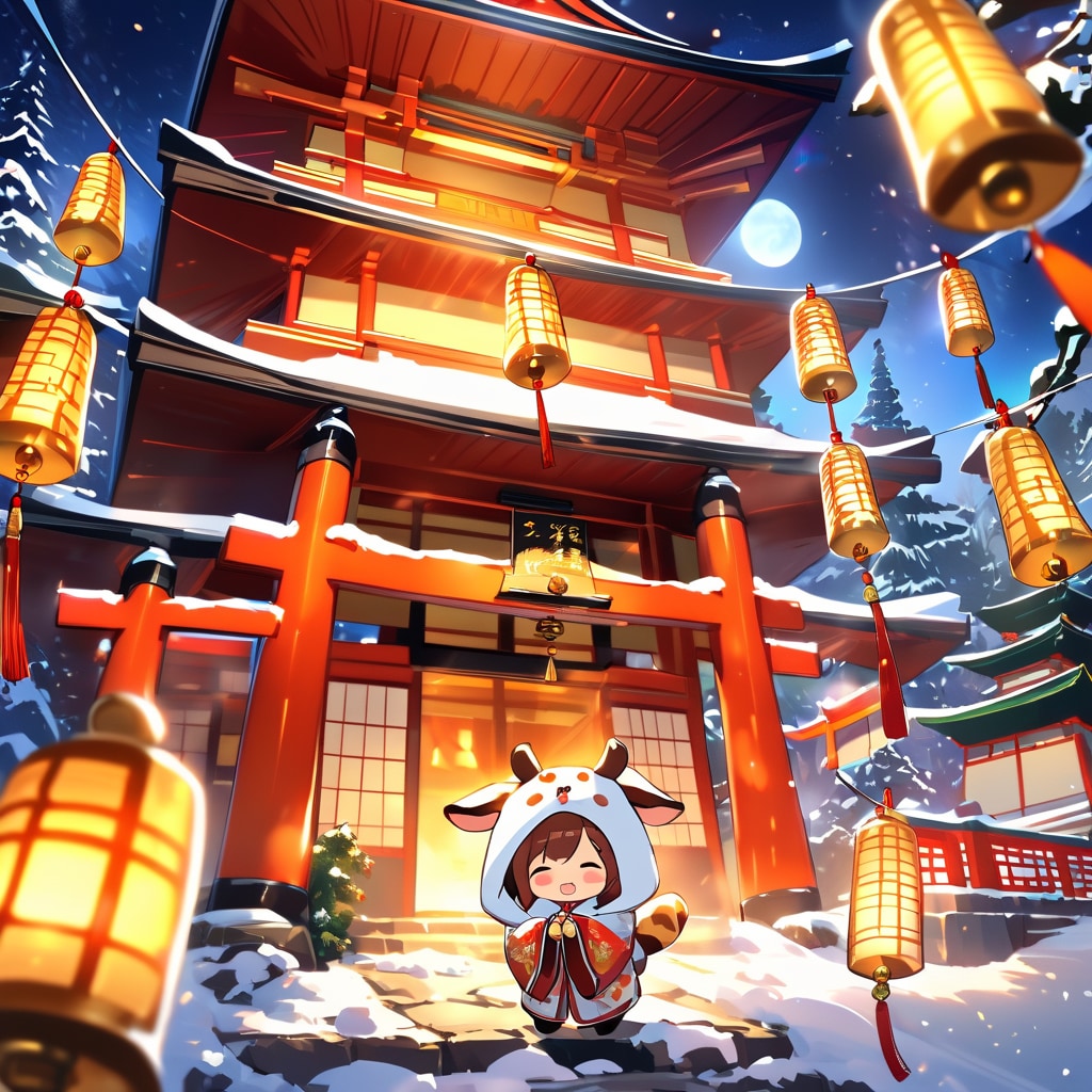 年末年始っぽいちび子ちゃん