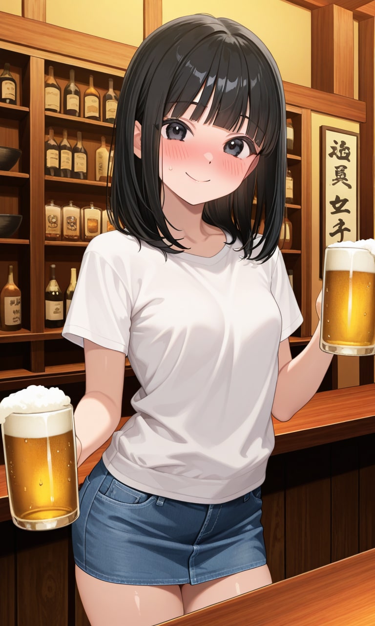【うちの子】泥酔もえちゃん　サークルで居酒屋貸切り…Ｈな事が起こらないわけがなく①